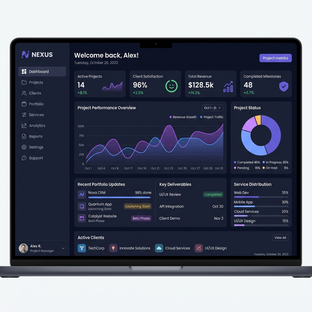 Quantum SaaS Dashboard Platform
